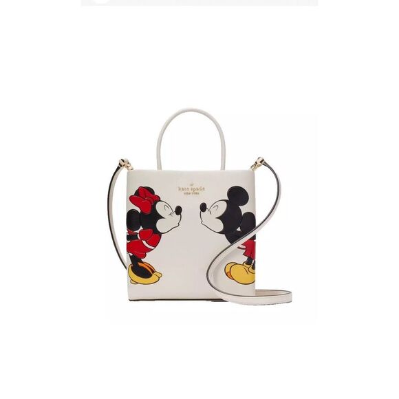Kate Spade New York X Disney Minnie Mini Tote - Minnie & Mickey Mouse - Picture 1 of 6